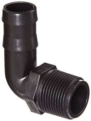 #ad Banjo HB100 90 Polypropylene Hose Fitting 90 Degree Elbow 1quot; NPT Male x 1quot; $6.77