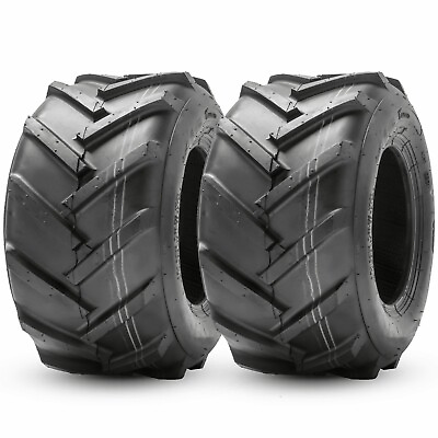 #ad Set Of 2 20x10 8 Lawn Mower Tires 4Ply Heavy Duty 20x10x8 Garden Tubeless Tyres $134.97