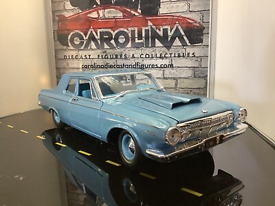 #ad 1:18 Maisto 1963 Dodge 330 Blue on Blue MA# 587 $49.99