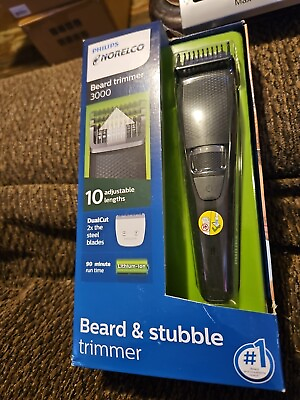 #ad Philips Norelco Beard Trimmer 3000 Cordless Beard Stubble Trimmer BT3210 $21.99