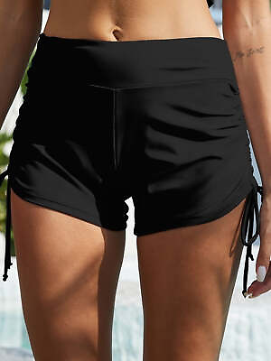 #ad Drawstring Mid Rise Waist Swim Shorts $31.99