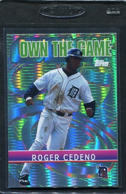 #ad 2002 Topps Own The Game Roger Cedeno #OG16 Tigers $1.95