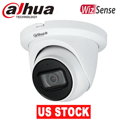 #ad Dahua 4MP Wizsense IP Camera Eyeball Turret POE Security Cameras IR Mic 2.8mm $71.25