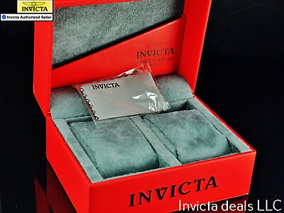 #ad NEW Invicta RED 2 Slot Box for Pair watches $7.15