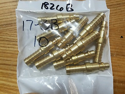 #ad #ad 10 FOSTER 17 3b 3 8quot; ID HOSE BARB X 1 4quot; INDUSTRIAL Plug BRASS AIR FITTING $62.39