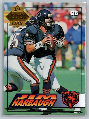 #ad 1994 Collector#x27;s Edge #23 Jim Harbaugh 1st Day Gold NR MT $1.95
