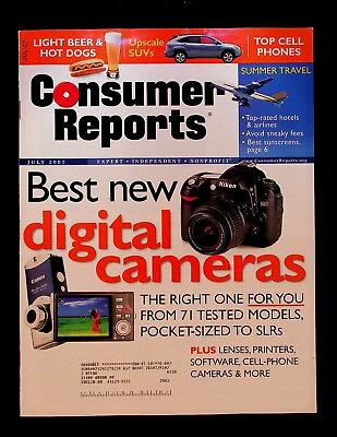#ad Consumer Reports Magazine July 2007 Cars SUV Acura MDX BMW X5 Lexus RX 350 $15.99
