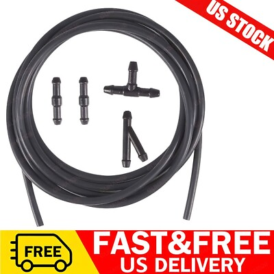 #ad Washer Nozzle Spray Pump Hose Front amp; Rear Windshield Wiper Tube Headlight Pipe $5.95