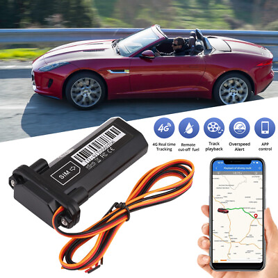#ad 4G GPS Tracker OBD Tracking Device Mini GPS GSM SMS Locator Real Time Free APP $31.53