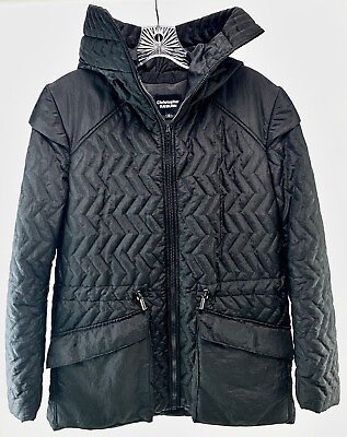 #ad Christopher Raeburn Parka Women#x27;s Small Primaloft Hood Quilted Jacket Coat $24.00
