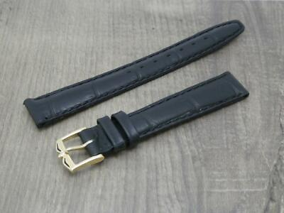 #ad Ladies Rotary Original Black14mmPadded Leather Watch Strap Swiss made BSN9 GBP 12.99