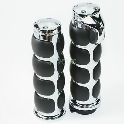 #ad 1quot; Handlebar End Hand Grips For Honda Valkyrie GL1500C 1997 2003 Shadow VLX600 $40.21