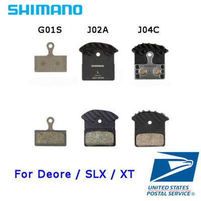 #ad Shimano Disc Brake Pads G05A L05A J05A J04C N03A Resin Metal Cooling Fins MTB $34.99