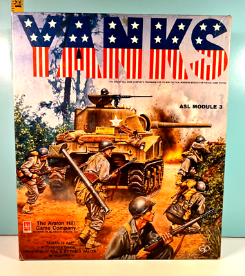 #ad YANKS Advance Squad Leader Module 3 UNPUNCHED Avalon Hill Incomplete $85.00