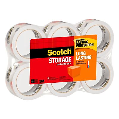 #ad #ad Scotch 3M Storage Packing Tape 6 Rolls Heavy Duty Shipping Packaging Moving New. $16.32