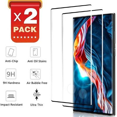 #ad For Samsung S23 S22 S21 S20 Note 20 Ultra S10 5G Tempered Glass Screen Protector $1.89