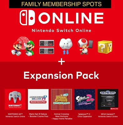 #ad 12 Months Nintendo Switch Online Membership Expansion Pack EXP 26 Apr 2025 $18.99