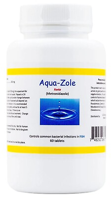 #ad FOR FISH Aquariums amp; FISH Tanks Aqua Zole 500MG 60CT $36.95