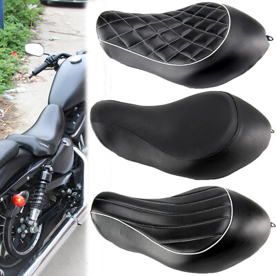 #ad Solo Seat Cushion Pad Soft Driver Rider For Harley Sportster 883 1200 2004 2015 $66.69