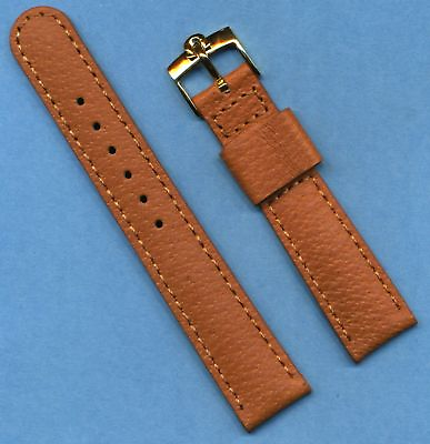 #ad 17mm GENUINE WILD BOAR STRAP FITS LEATHER LINED amp; GOLD OMEGA BUCKLE $69.99