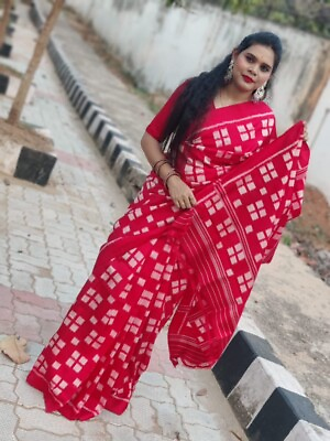 #ad nuapatana khandua wedding silk pata saree India handloom khandua silk for women $590.00