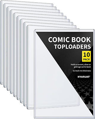 #ad Comic Book Top Loaders Protector Hard Case Sleeve Toploader Holder for Silver $34.99