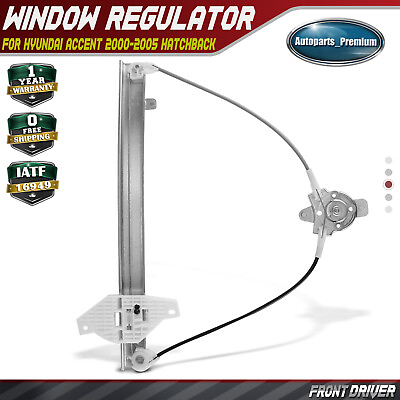 #ad New Manual Front Driver Window Regulator for Hyundai Accent 2000 2005 Hatchback $32.99