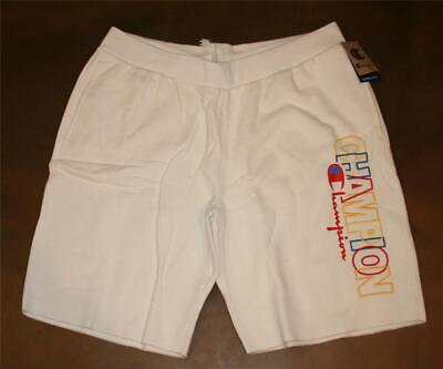 #ad CHAMPION White 2XL Reverse Weave Cut Off Shorts NEW Mens Athletic Sweat Waist40quot; $20.75