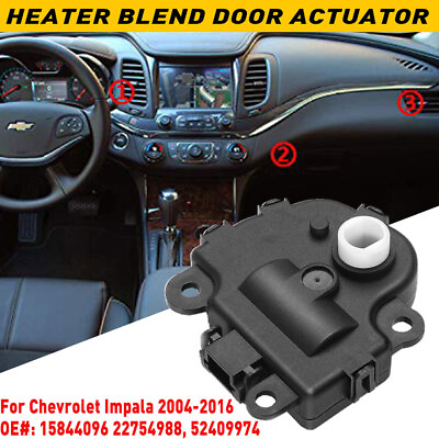 #ad For Chevrolet Impala 04 16 HVAC A C Heater Air Blend Door Actuator 15844096 $15.99