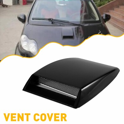 #ad Car Decorative Air Flow Intake Scoop Bonnet Simulation Vent Cover Hood Durable $14.99