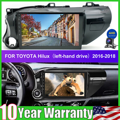 #ad 2G32G Car Stereo Radio GPS Navi Carplay Player for Toyota Hilux 2016 2017 2018 $149.95