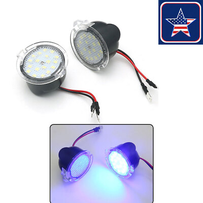 #ad Blue LED Lights Side Mirror Puddle For Ford Explorer Expedition F 150 Taurus $9.29
