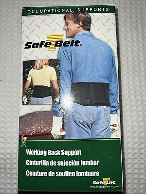 #ad Occupational Safety Working Lumbar Belt Safe T Belt Quality Back Support S Med $24.99