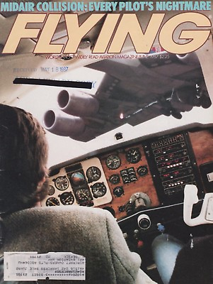 #ad Flying Magazine Jun 1987 Mid Airs Mooney ChaparralSkyfox T 33 Air Guard $6.55