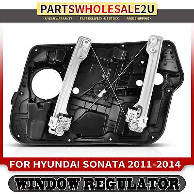 #ad Front Left Driver Window Regulator with Panel for Hyundai Sonata 2011 2012 2014 $57.99