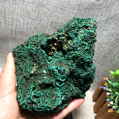 #ad 940g Natural Quality Rough Raw Malachite Crystal Mineral Specimen collection 20 $179.00
