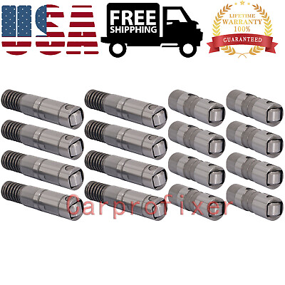 #ad For Chevy GM Buick Cadillac Pontiac 16PCS Engine Valve Tappets amp; Lifter 12499225 $134.99