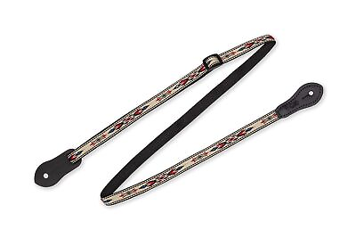 #ad Levy#x27;s Leathers 1 2quot; Jacquard Weave Mandolin Ukulele Strap with Dual Leather ... $19.37