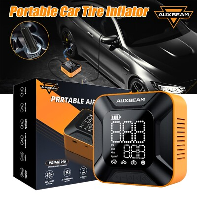 #ad AUXBEAM Tire Inflator Portable Air Compressor Cordless Air Pump for Car Tires $89.99