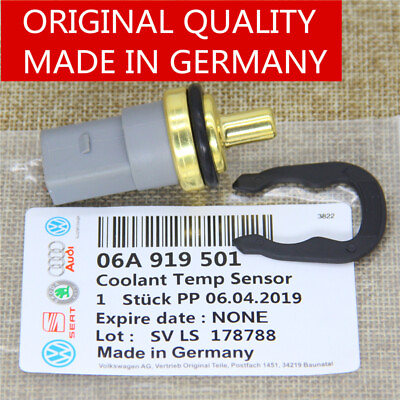#ad 2 pins Coolant Temperature Sensor and O Ring Fit Volkswagen VW Audi 06A 919 501A $11.08