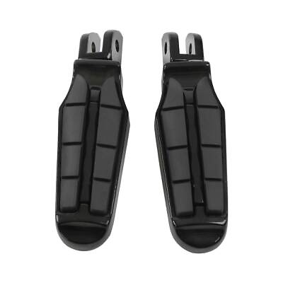 #ad Black Driver Rider Footpegs Footrest Fit For Harley Softail Fat Bob Deluxe 18 23 $34.50