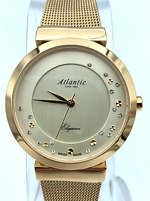 #ad Atlantic Elegance Romantic Ladies Swiss Quartz Watch 29039.45.39MB $245.00