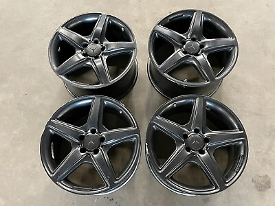 #ad 12 13 14 Mercedes C250 C300 CLS Sport 18 Inch Wheels Set Staggered 1395 OEM $549.99