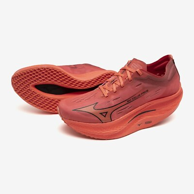 #ad MIZUNO Wave Rebellion Pro 2 U1GD2417 02 Red Black Width 2E Running Shoes $239.00