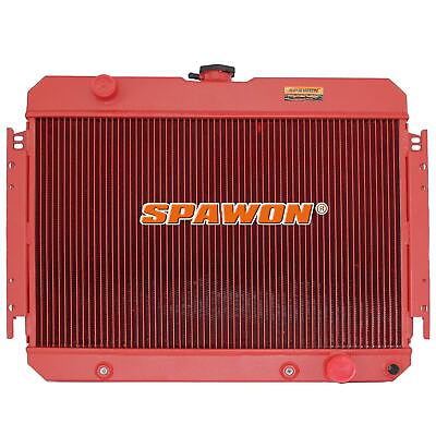 #ad AT SPAWON For Chevrolet Bel Air Biscayne Chevelle Impala 1965 1969 Red Radiator $165.00