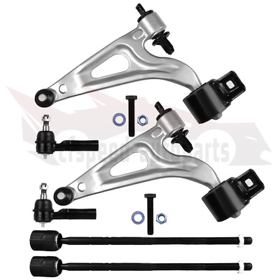 #ad Pair Of 6 New Front Lower Control Arm Tie Rod Suspension Kit For 2004 07 Mercury $196.31