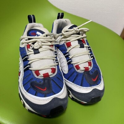 #ad Used Air Max 98 Gundam Size 6 Sneakers Blue White From Japanⓢ $90.11