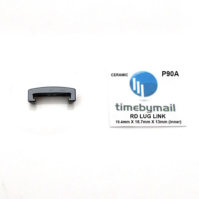 #ad For RADO CERAMIC Lug End Case LINK 19.4mm X 13mm Watch Bracelet Strap Part P90A GBP 16.99