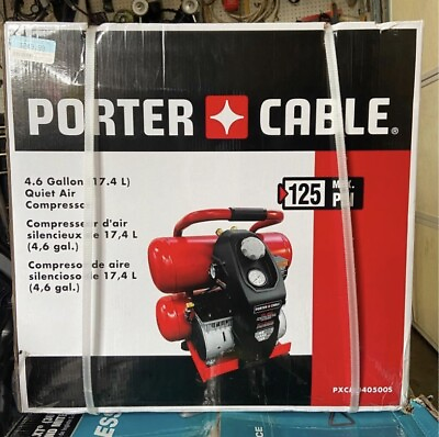 #ad Porter Cable Air Compressor 4.6 Gallon PCCM04500S $209.95