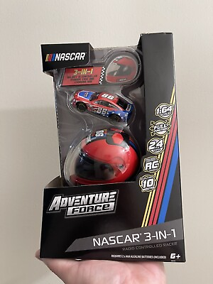 #ad NASCAR Remote Control 1:64 Scale Adventure Force Sports Car # 86 Red Blue Sealed $15.00